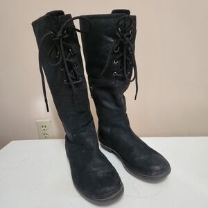 UGG Elsa Waterproof Black Boot